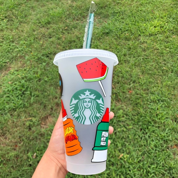 1 Custom 24oz STARBUCKS Reusable Cold to Go Cup MICKEY MOUSE LOUIS VUITTON